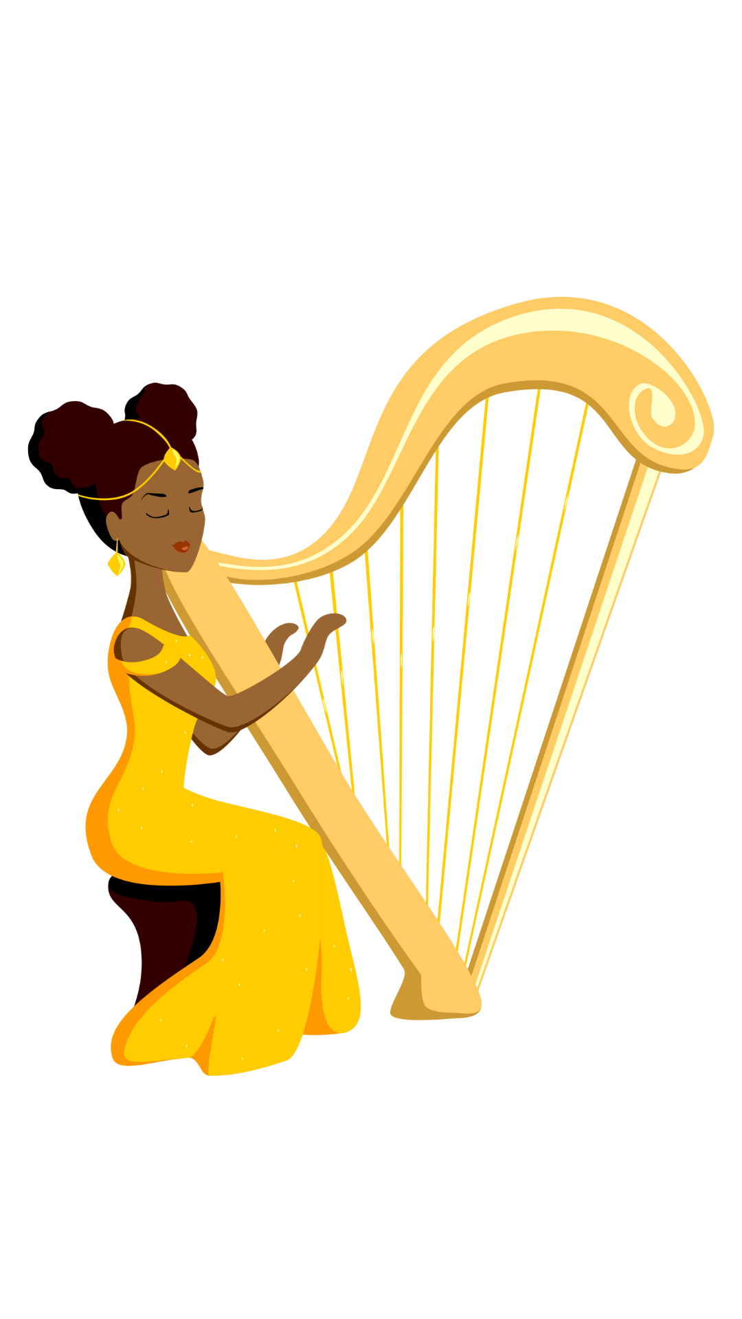 Ceremonial Harpist Icon